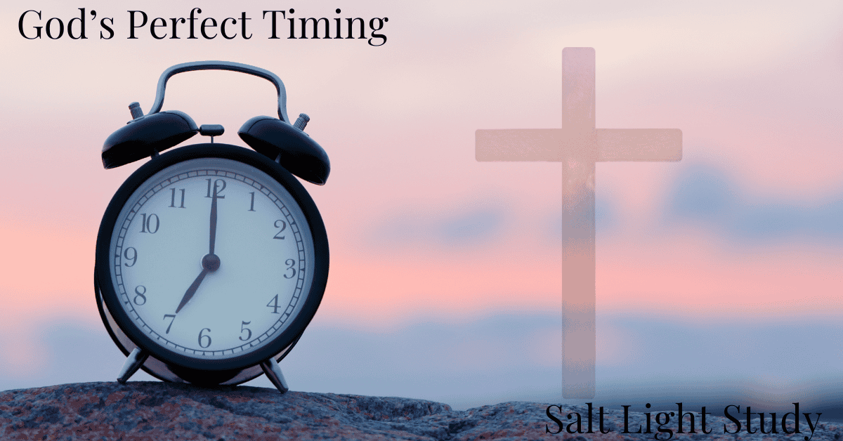 God’s Perfect Timing